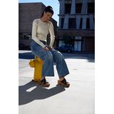 Crocs - Brooklyn Woven Heel Sandalen - Zwart - Matlite™