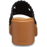 Crocs - Brooklyn Woven Heel Sandalen - Zwart - Matlite��™