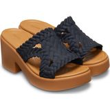 Crocs - Brooklyn Woven Heel Sandalen - Zwart - Matlite™
