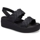 Brooklyn Sandalen - Sleehak - Effen - Open Toe - Plaatje