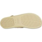 Crocs - Brooklyn Woven Low Wedge - Slippers - Zwart - Matlite™