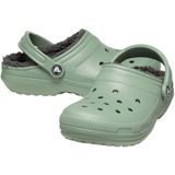 Crocs - Classic Lined Klompen - Moss/Multi - Pluche Voering