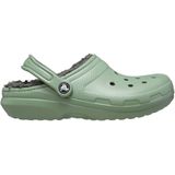 Crocs - Classic Lined Klompen - Moss/Multi - Pluche Voering
