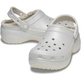 Crocs - Glitter Lined Clog - Klompen - Zwart - Imitatiebont