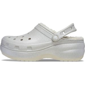 Crocs - Glitter Lined Clog - Klompen - Zwart - Imitatiebont