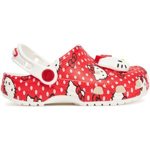 Crocs Hello Kitty Red Classic Clog K Klompen voor kinderen, uniseks, Meerkleurig, 29/30 EU