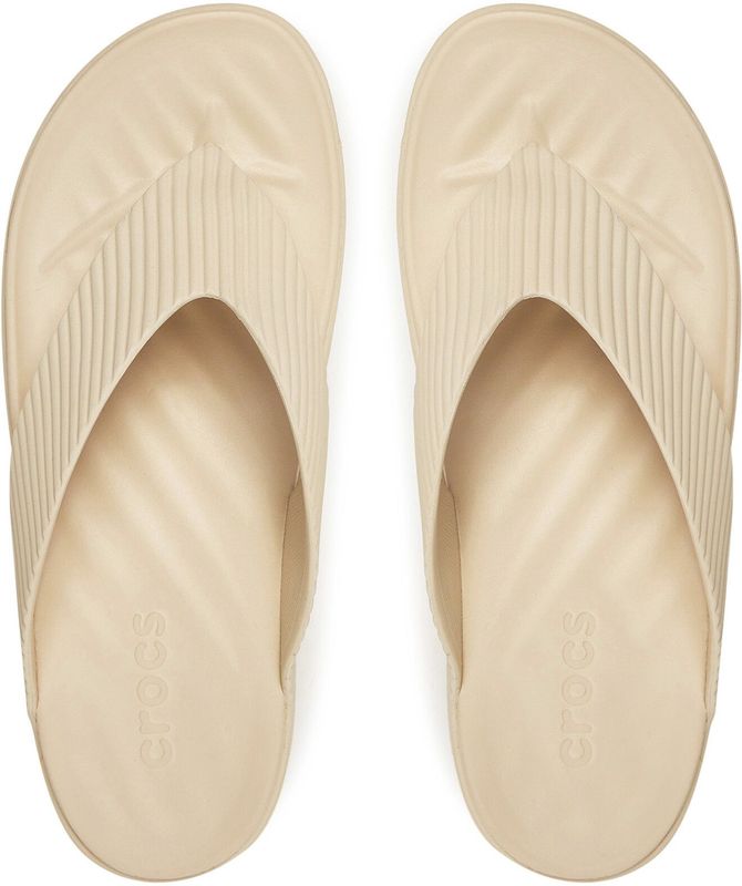 Crocs - Getaway Groove Platform Flip - Slippers - Sandstone - Croslite