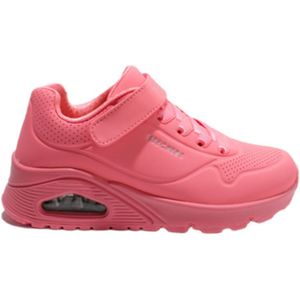 Skechers Uno Neon Shades sneakers roze - Maat 28