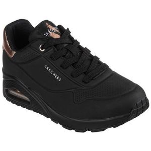 Skechers Sneakers Uno vrijetijdsschoen, halfschoen, veterschoen met metallic-inzet