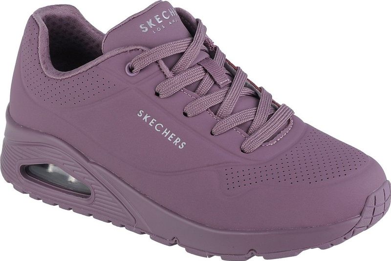 Skechers - Uno - Sneakers - Paars - Synthetisch - Air-Cooled Memory Foam