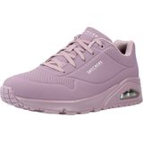 Skechers - Uno - Sneakers - Paars - Synthetisch - Air-Cooled Memory Foam