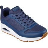 Skechers - Uno Fastime - Sneakers - Blauw - Imitatieleer