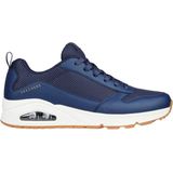 Skechers - Uno Fastime - Sneakers - Blauw - Imitatieleer