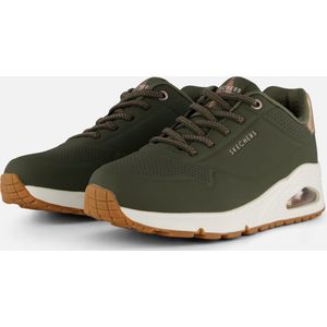 Skechers - 155196 Trainers Uno - Shimmer Away - Groen - Synthetisch Durabuck
