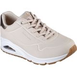 SKECHERS - Uno - Sneakers - Wit - Textiel