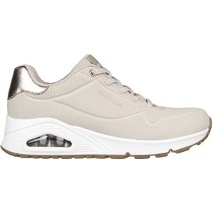 SKECHERS - Uno - Sneakers - Wit - Textiel