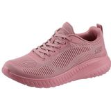 Skechers Bobs Squad Chaos Sneaker voor dames, Rood, 41 EU