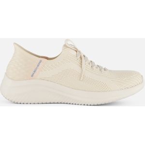 Skechers, Natuurlijke Ultra Flex Dames Sneakers Beige, Dames, Maat:39 EU