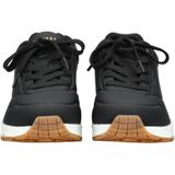 Skechers - UNO-JUNGLE NITE - Veterschoen - Zwart/luipaard - Vrijetijdsschoen met Sleehak