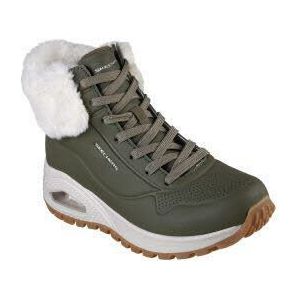 Skechers Uno Rugged - Fall Air Dames Laarzen - Olijfgroen