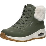 Skechers - Uno Rugged - Veterboots - Zwart - Leer