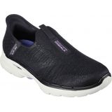 Skechers - Go Walk 6 - Fabulous View - Sneakers - Zwart - Stof