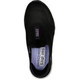 Skechers - Go Walk 6 - Fabulous View - Sneakers - Zwart - Stof