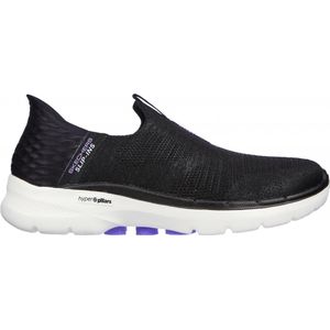 Skechers - Go Walk 6 - Fabulous View - Sneakers - Zwart - Stof