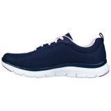 Skechers Flex Appeal 4.0 Brilliant View Sneaker voor dames, marineblauw, 35 EU