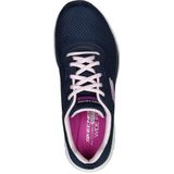Skechers Flex Appeal 4.0 Brilliant View Sneaker voor dames, marineblauw, 35 EU