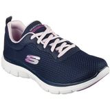 Skechers Flex Appeal 4.0 Brilliant View Sneaker voor dames, marineblauw, 35 EU