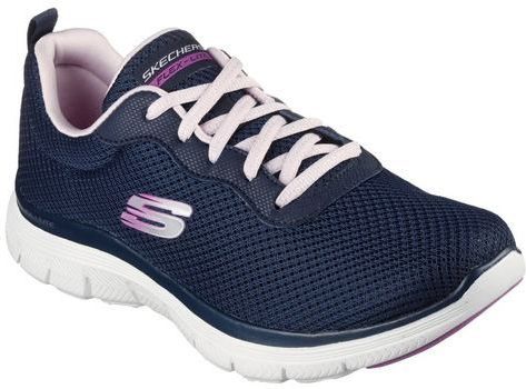 Skechers Flex Appeal 4.0 Brilliant View Sneaker voor dames, marineblauw, 35 EU