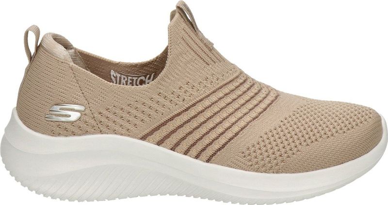 Skechers - Ultra Flex 3.0 - Sneakers - Taupe - Stretch-Fit Materiaal