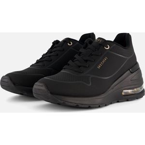 Skechers Million Air - Elevated Air Dames Sneakers - Zwart
