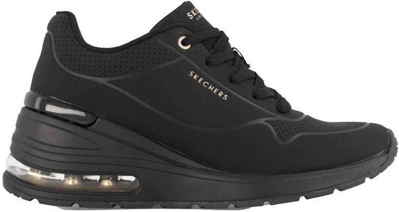 Skechers Million Air - Elevated Air Dames Sneakers - Zwart - Maat 38