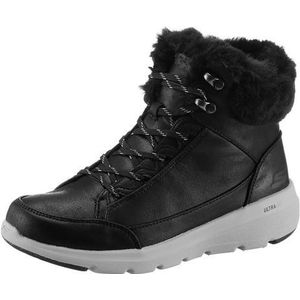Skechers Glacial Ultra Sneaker voor dames, Zwart, 40 EU