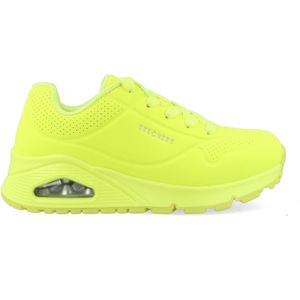 Skechers Uno Gen1 - Neon Glow Unisex Sneakers - Geel - Maat 36