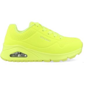 Skechers Uno Gen1 - Neon Glow Unisex Sneakers - Geel - Maat 29