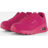 Skechers Uno Gen1 - Neon Glow Meisjes Sneakers - Roze - Maat 28