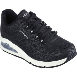 Skechers Uno 2 In Kat Neato Dames Sneakers Zwart