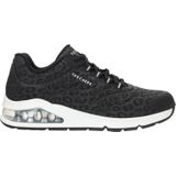 Skechers Uno 2-in-kat-Neato Sneaker voor dames, Zwart 01, 42 EU