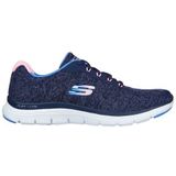 Skechers - Flex Appeal 4.0 - Sportschoenen - Zwart - Mesh - Air-Cooled Memory Foam