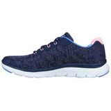 Skechers - Flex Appeal 4.0 - Sportschoenen - Zwart - Mesh - Air-Cooled Memory Foam