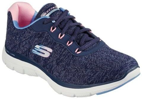 Skechers - Flex Appeal 4.0 - Sportschoenen - Zwart - Mesh - Air-Cooled Memory Foam
