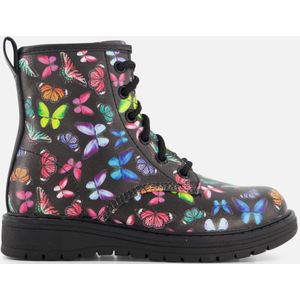 Skechers Gravlen - Butterfly Squad Meisjes Laarzen - Zwart/Multicolour - Maat 33