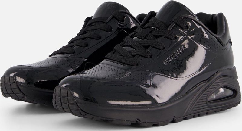 Skechers - Street UNO 177142 - Sneakers - Zwart - Veters - Casual