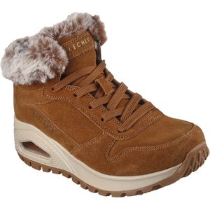 Skechers Uno Rugged damessneakers, Hazelnoot