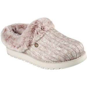 Skechers Keepsakes - Ice Angel 31204-LTBR, Vrouwen, Bruin, Pantoffels