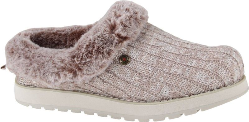 Skechers Keepsakes - Ice Angel 31204-LTBR, Vrouwen, Bruin, Pantoffels