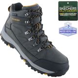 Skechers - Relment Dagget - Heren Veterboot - Grijs - Imitatieleer en Nylon